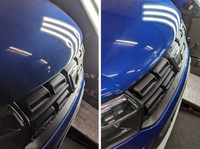 Débosselage sans peinture suite à des coups de caddies sur Dacia Sandero - Automarket 88