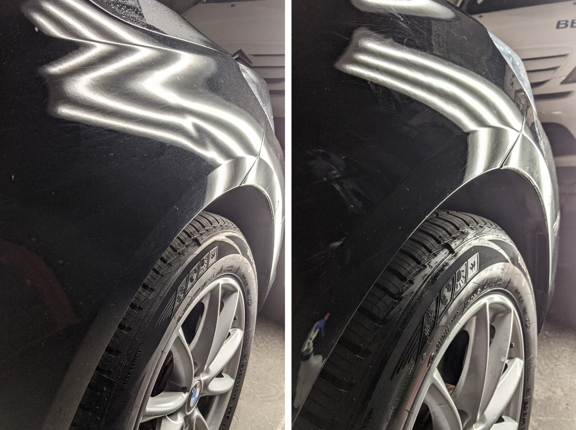 Débosselage de tous types de dommages comme le vandalisme sur BMW Série 2 dans les Vosges